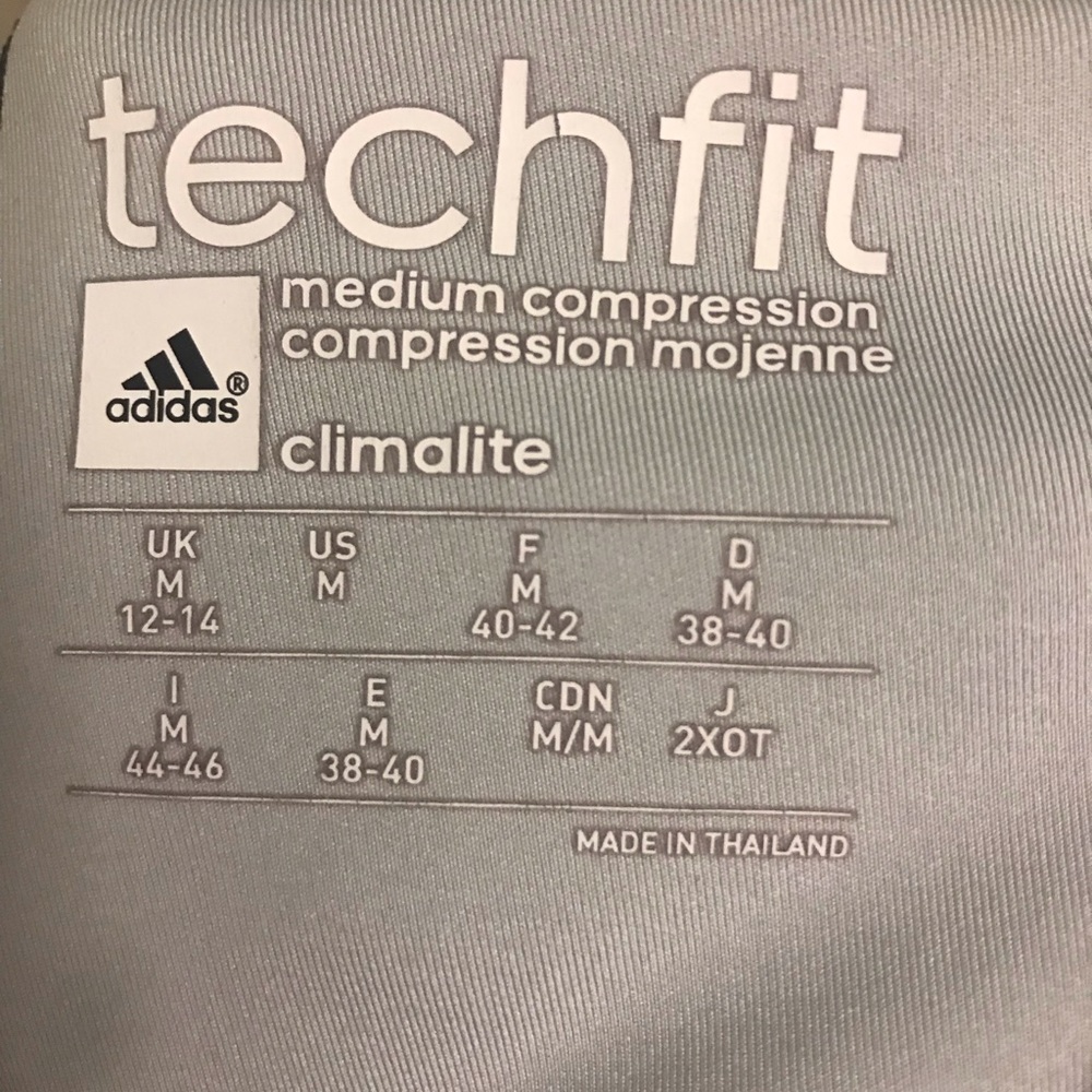Adidas grey compression capris - size medium - Picture 5 of 5